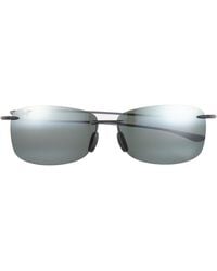 Maui Jim - Akau 62Mm Polarized Rectangular Sunglasses - Lyst