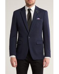 T.R. Premium - Slim Fit Knit Fashion Blazer - Lyst