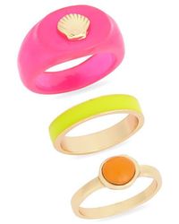 Leith - 3-Pack Assorted Rings - Lyst