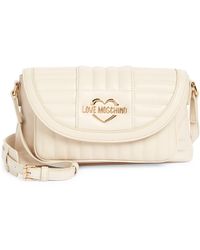 Love Moschino - Borsa Quilted Faux Leather Shoulder Bag - Lyst