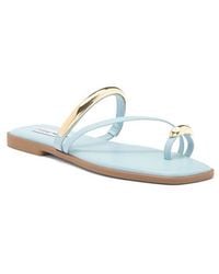 Steve Madden - Arley Square Toe Sandal - Lyst