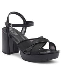 Kenneth Cole - Reeva Mesh Strap Platform Sandal - Lyst