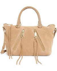 Rebecca Minkoff - Moto Zip Leather Satchel - Lyst