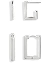 Leith - 2-Pack Rectangle Earrings - Lyst