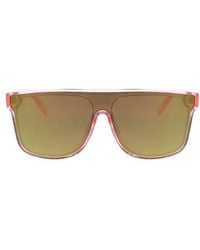 Hurley - Flat Top Shield 130Mm Polarized Sunglasses - Lyst