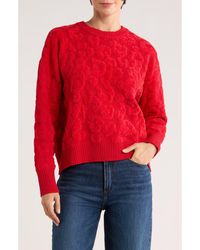 DKNY - Cheetah Chenille Sweater - Lyst