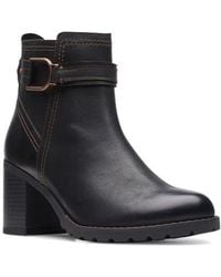 Clarks - Leda Strap Bootie - Lyst