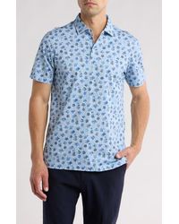 Bugatchi - Floral Print Polo - Lyst