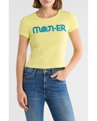 Mother - The Itty Bitty Cotton Graphic Baby Tee - Lyst