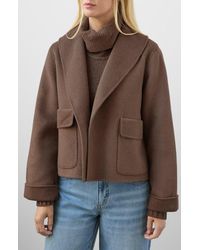 Splendid - X @Cellajaneblog Crop Icon Coat - Lyst