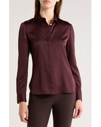 Theory - Classic Fitted Long Sleeve Button-Up Shirt - Lyst