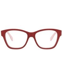 McQueen - 52Mm Square Optical Glasses - Lyst