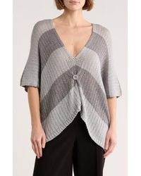 Forgotten Grace - Buttoned V-Neck Tunic Top - Lyst