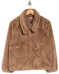 democracy faux fur jacket