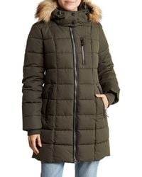 Noize - Hannah Faux Fur Trim Hooded Parka - Lyst