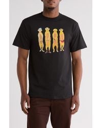 Altru - Meerkat Cotton Graphic T-Shirt - Lyst