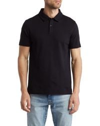 14th & Union - Solid Interlock Polo - Lyst