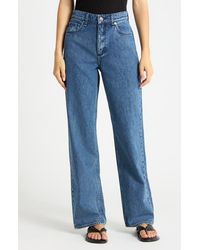 Rag & Bone - Shea Relaxed Straight Leg Jeans - Lyst