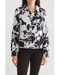 AREA STARS - Jane Abstract Print Button-up Shirt - Lyst