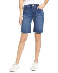 Wit & Wisdom - 'Ab'Solution Retro High Waist Denim Bermuda Shorts - Lyst