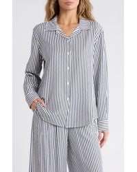 Splendid - Stripe Seersucker Button-Up Shirt - Lyst