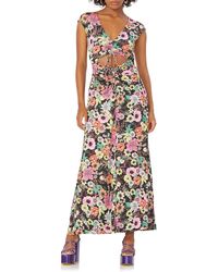 AFRM - Lizette Floral Ruched Cutout Jersey Dress - Lyst