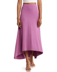Go Couture - Asymmetric High-low Skirt - Lyst