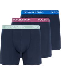 Scotch & Soda - Assorted 3-pack Stretch Boxer Briefs - Lyst