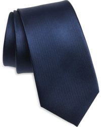 Duchamp - Solid Silk Tie - Lyst