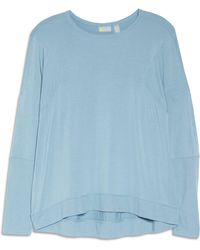 Zella Peaceful Relaxed Pullover In Blue Veil At Nordstrom Rack