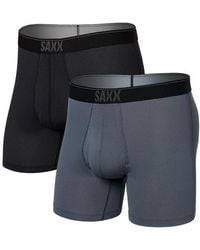 Saxx Underwear Co. - Assorted 2-Pack Quest Quick Dry Mesh Slim Fit Boxer Briefs - Lyst