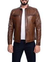 VELLAPAIS - Soft Leather Jacket - Lyst