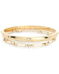 Nordstrom Rack - Set Of 2 Cubic Zirconia Bangle Bracelets - Lyst