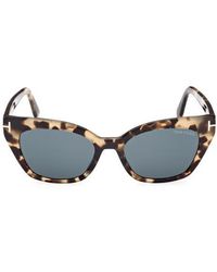 Tom Ford - Juliette 52Mm Cat Eye Sunglasses - Lyst