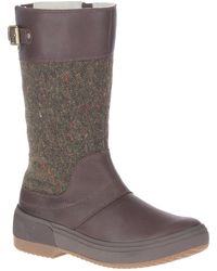 merrell haven tall buckle strap boot