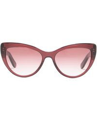 Ferragamo - Salvatore 56mm Cat Eye Sunglasses - Lyst