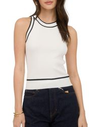 Blu Pepper - Contrast Knit Tank - Lyst