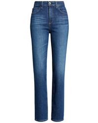 AG Jeans - Saige High Waist Straight Leg Jeans - Lyst