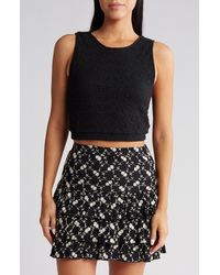 Vici Collection - Beatrice Textured Crop Tank - Lyst