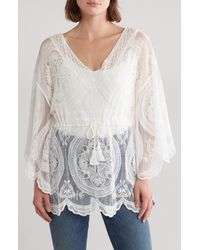 Vince Camuto - Medallion Lace Topper - Lyst