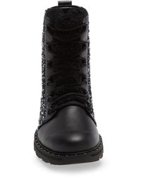 sorel lennox shearling lace boot