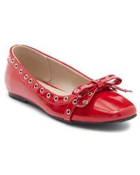 Rachel Roy - Blink Grommet Bow Flat - Lyst