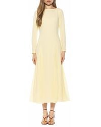 kate collared long sleeve maxi dress alexia admor Alexia Admor Kate Collared Long Sleeve Maxi Dress in Black