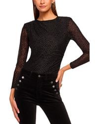 Ramy Brook - Larry Polka Dot Long Sleeve Top - Lyst