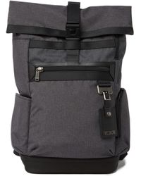 tumi harrison oak roll top backpack