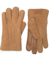UGG - Leather Genuine Shearling Lined Gloves - Lyst