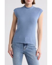 INDUSTRY REPUBLIC CLOTHING - Sleeveless Waffle Knit Top - Lyst