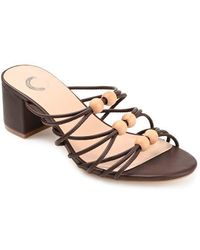 Journee Collection - Kennadi Block Heel Sandal - Lyst