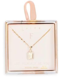 Leith - Initial Pendant Necklace - Lyst