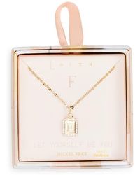 Leith - Initial Pendant Necklace - Lyst